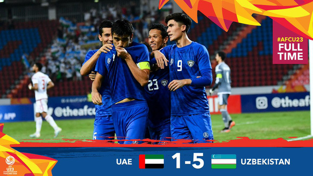  
U23 UAE chính thức bị loại khỏi VCK U23 Châu Á 2020