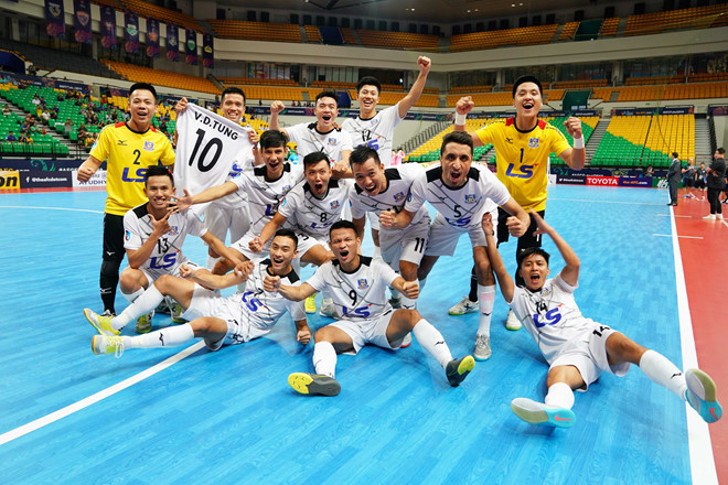  
Hạng mục Quả Bóng Vàng Futsal sẽ là màn tranh tài của các cầu thủ đến từ CLB Thái Sơn Nam. (Ảnh: Thanh Niên).