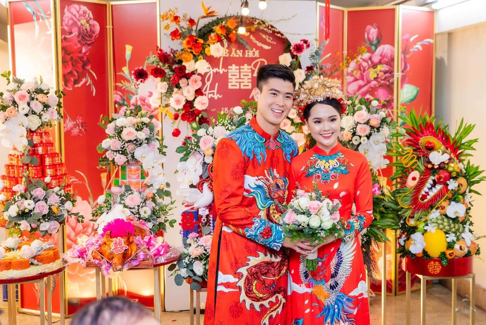  
Hôn lễ của cặp đôi Quỳnh Anh - Duy Mạnh sẽ diễn ra vào ngày 8-9/2 (Ảnh: KIEN Studio)