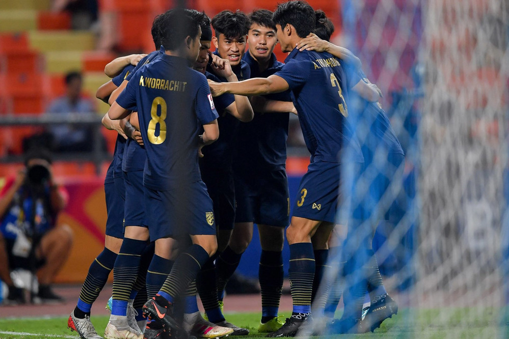  
U23 Thái Lan giành suất chơi tứ kết tại VCK U23 châu Á. (Ảnh: Việt Nam Net)