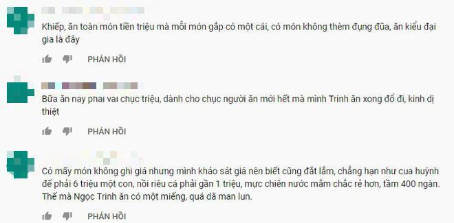 Ngọc Trinh khiến dân tình sửng sốt khi thưởng thức bữa ăn 20 triệu