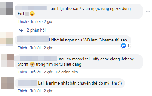  
Fan Việt tỏ ra không mấy lạc quan vào tương lai của One Piece live action đặc biệt là dưới bàn tay nhào nặn của Netflix. Ảnh: Chụp màn hình