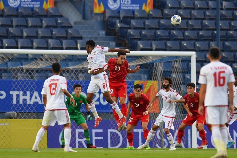  
Trong trận đấu với U23 UAE, các chân sút áo đỏ đã không thể ghi được bàn thắng nào. (Ảnh: Vietnamnet)