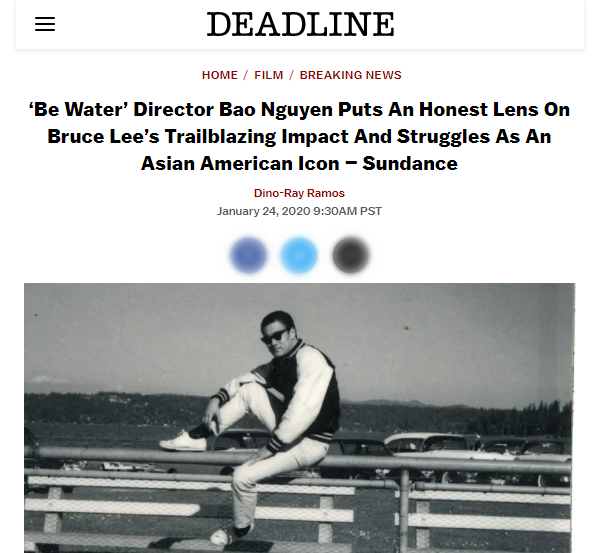  
Trang Deadline đưa tin về Be Water
