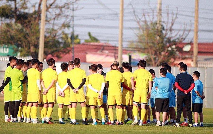  
U23 Việt Nam đang hăng say tập luyện chuẩn bị cho giải đấu VCK. (Ảnh minh họa: Sport5)