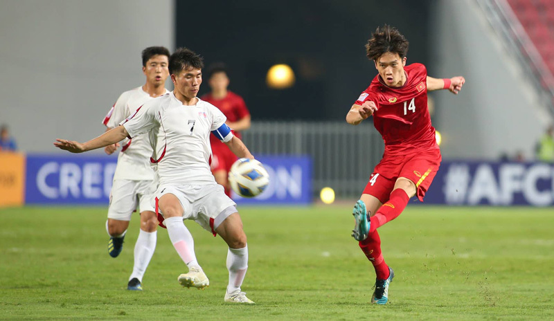  
Trận đấu giữa U23 Việt Nam và Triều Tiên kết thúc với tỉ số 2 - 1 (Ảnh: Vietnamnet)
