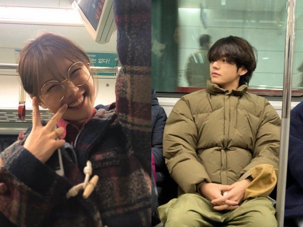 
Dính tin đồn với Yoojung vì đi tàu điện ngầm. (Ảnh: Twitter)