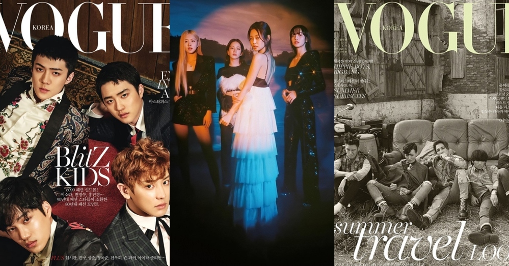 BLACKPINK nhóm nhạc nữ duy nhất được lên bìa Vogue cùng 2 nhóm nam: Big Bang và EXO