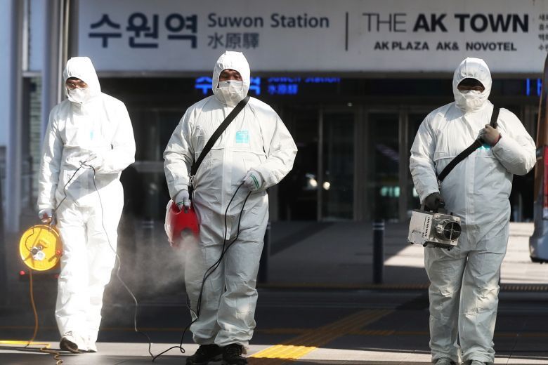  
Hàn Quốc đang đẩy mạnh công tác phòng ngừa và điều trị dịch bệnh. (Ảnh: Korea Herald)