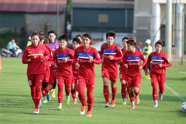  
Tuyển nữ Việt Nam sẽ thi đấu vòng loại Olympic tại Hàn Quốc. (Ảnh: Tiền Phong).