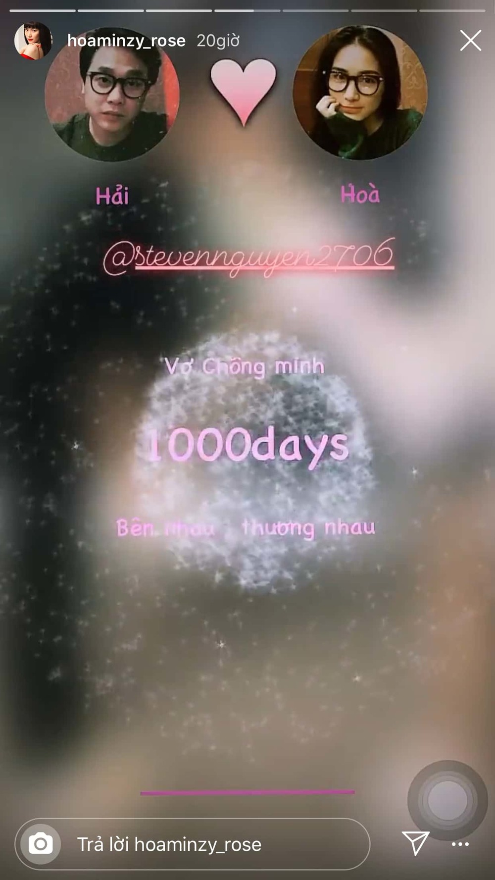 Hòa Minzy khoe kỉ niệm 1000 ngày yêu nhau với bạn trai đại gia