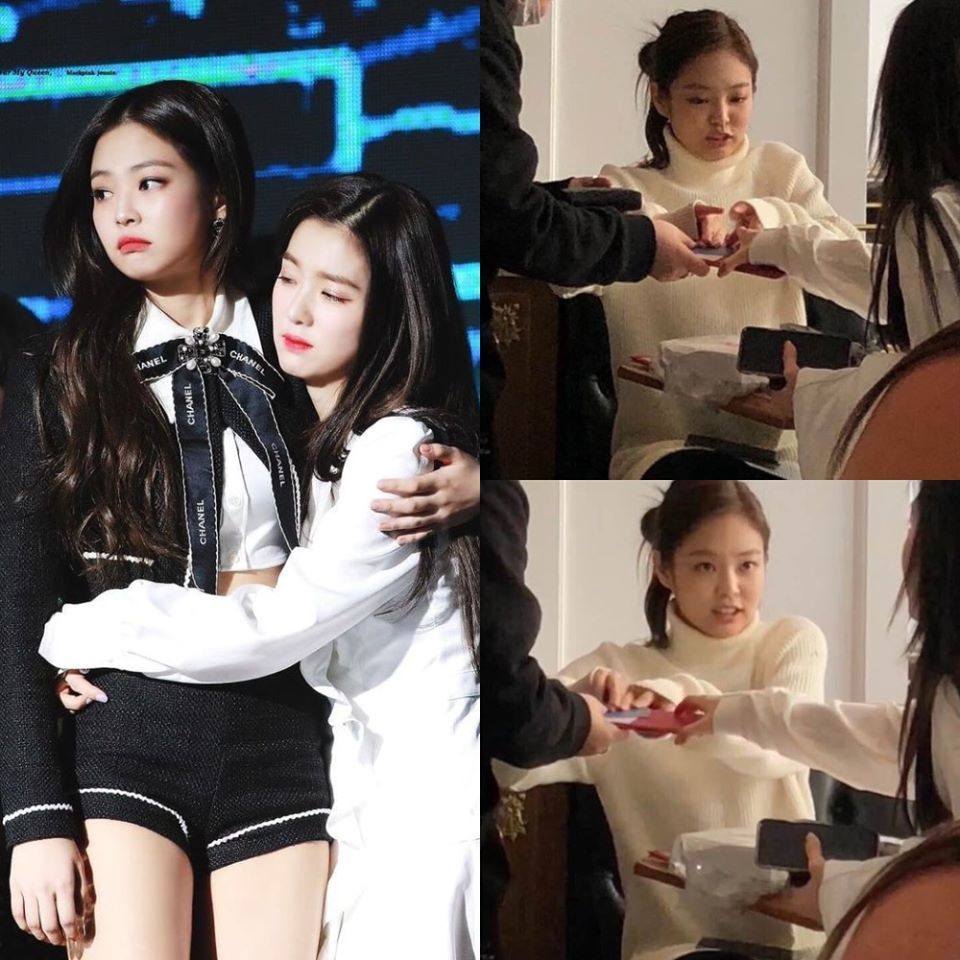  
Tình bạn của Irene và Jennie khiến các fan Kpop vô cùng ngưỡng mộ. (Ảnh: Twitter).