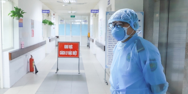  
Khu cách ly điều trị cho bệnh nhân mắc Covid-19 tại Bệnh viện Đà Nẵng. (Ảnh: Nguyễn Đông)