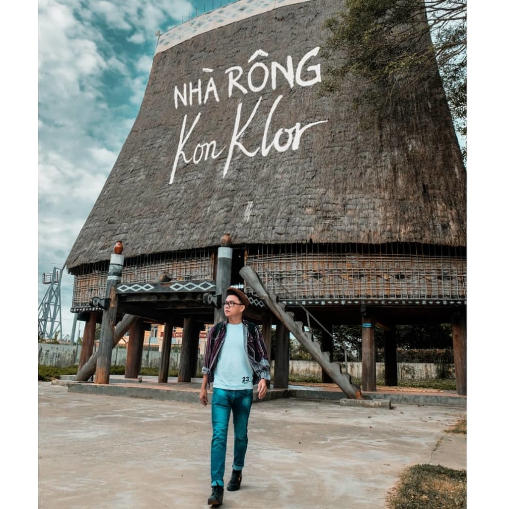  
Nhà rông Kon Klor - đây là điểm đến văn hóa nổi tiếng ở Kon Tum. (Ảnh: @imthinhph)