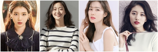  
IU - Kim Go Eun - Son Ye Jin - Suzy