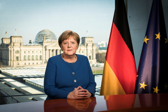  
Thủ tướng Đức - bà Angela Merkel đã tự cách ly ở nhà sau khi tiếp xúc người nhiễm Covid-19. (Ảnh: Reuters)