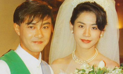  
Tuyên Huyên từng có mối tình sâu đậm với tài tử Trương Vệ Kiện. (Ảnh: Mê phim TVB)