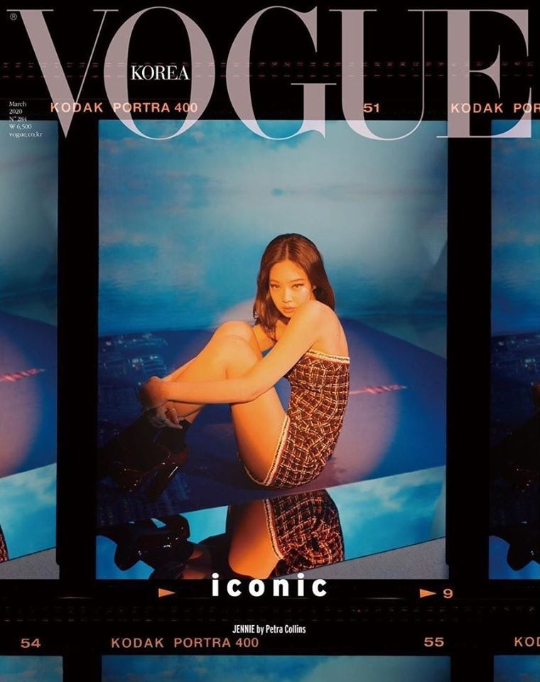  
Jennie trên "kinh thánh thời trang" Vogue tháng 3 (Ảnh: Vogue).