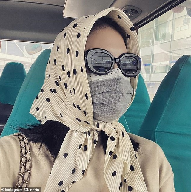  
Bức ảnh "kín mít" của Linh Rin xuất hiện trên báo nước ngoài. (Ảnh: Instagram NV)