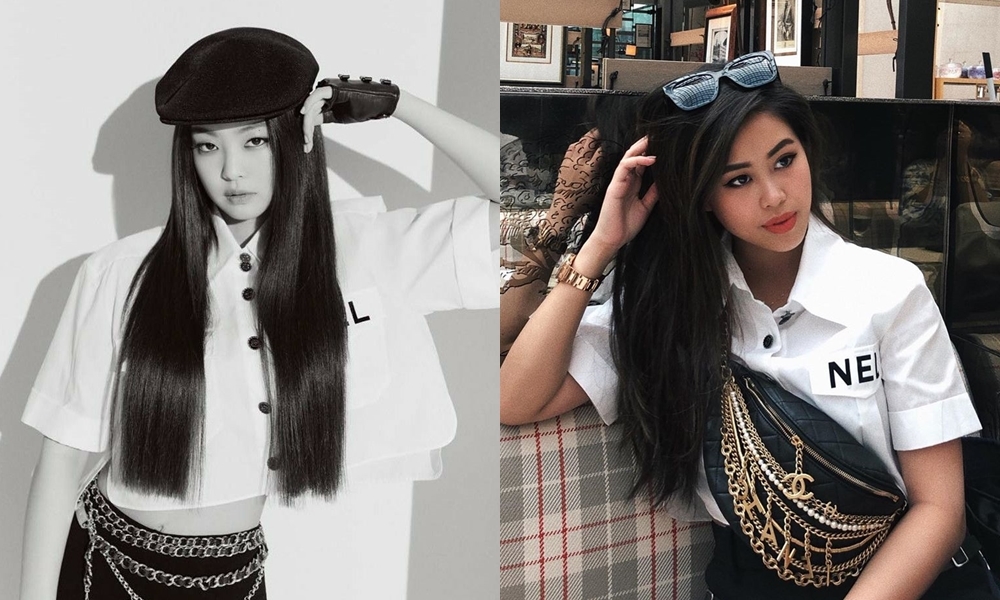  
Mẫu áo croptop của Chanel cũng đươc cả hai yêu thích, mẫu túi bumbag Tiên Nguyễn diện là một trong 72 món quà fan Trung tặng Jennie trong ngày sinh nhật. (Ảnh: Minh họa)
