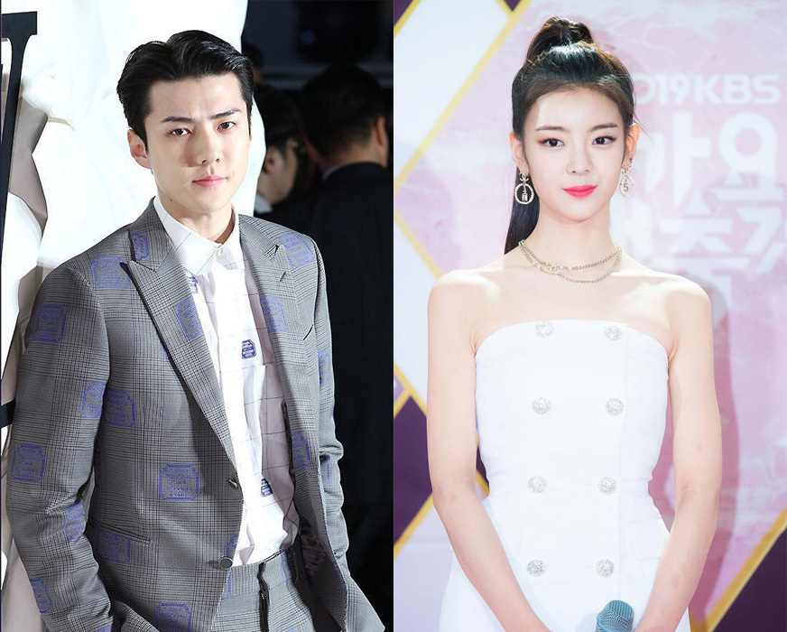  
Sehun - Lia đáng lẽ là cặp đôi bị bóc đầu năm 2020. (Ảnh: Naver)