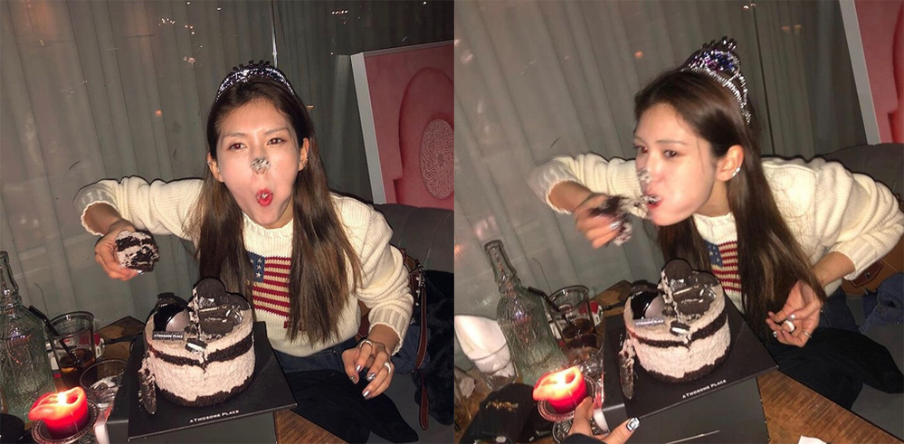  
Somi lại bị chỉ trích vì bức ảnh đón sinh nhật. (Ảnh: IG)