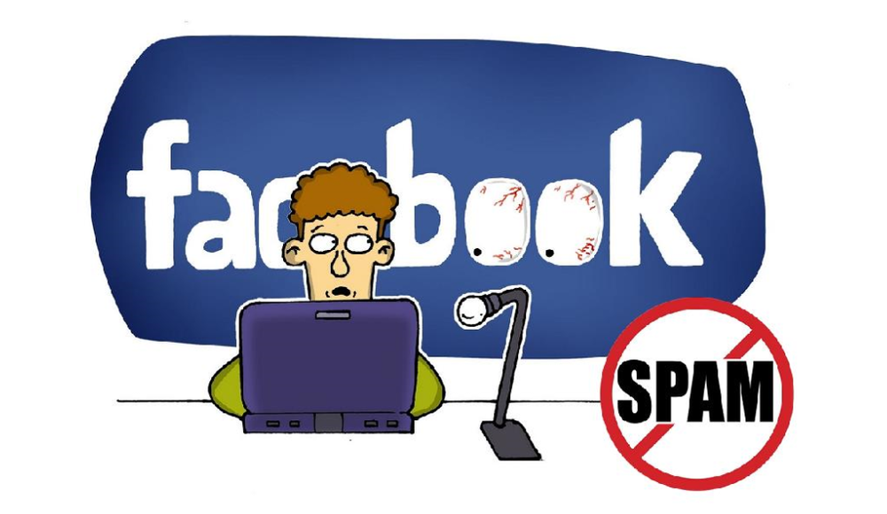  
Spam Facebook là một trong những hình thức phổ biến nhất (Ảnh minh họa)