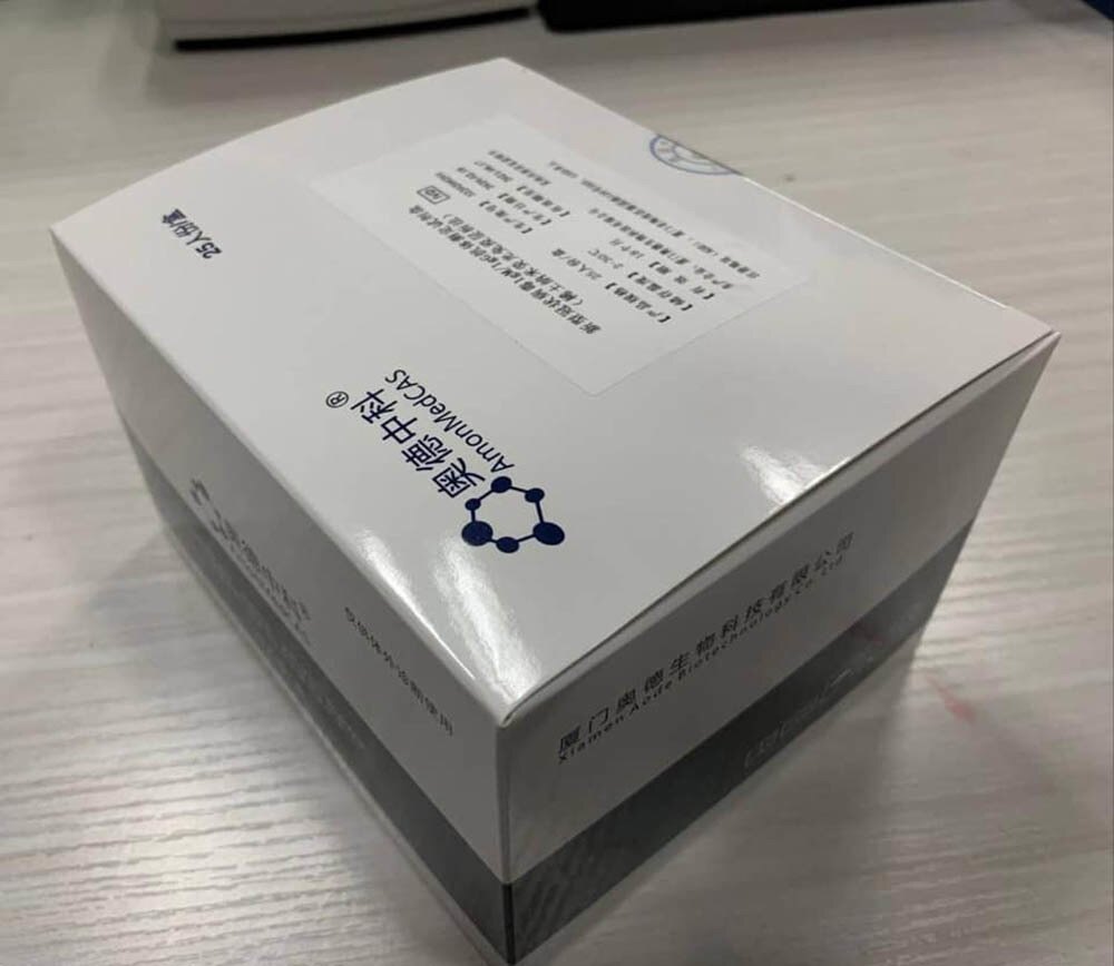  
Bộ test nhanh Covid-19 được rao bán trên mạng có xuất xứ từ Trung Quốc. (Ảnh: Instagram)