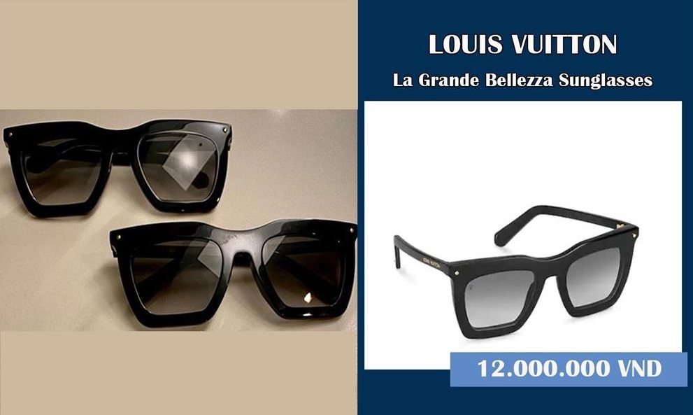  
Trong khi đó, cặp kính đen dáng cơ bản của nhà mốt LV cũng có giá 12 triệu/item. (Ảnh: Minh họa)