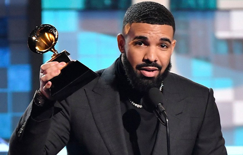  
Drake đã có 4 lần vinh dự nhận giải Grammy.