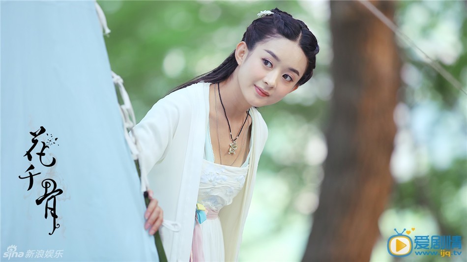  
Triệu Lệ Dĩnh được khen ngợi khá nhiều cho vai diễn Hoa Thiên Cốt. (Ảnh: Weibo).