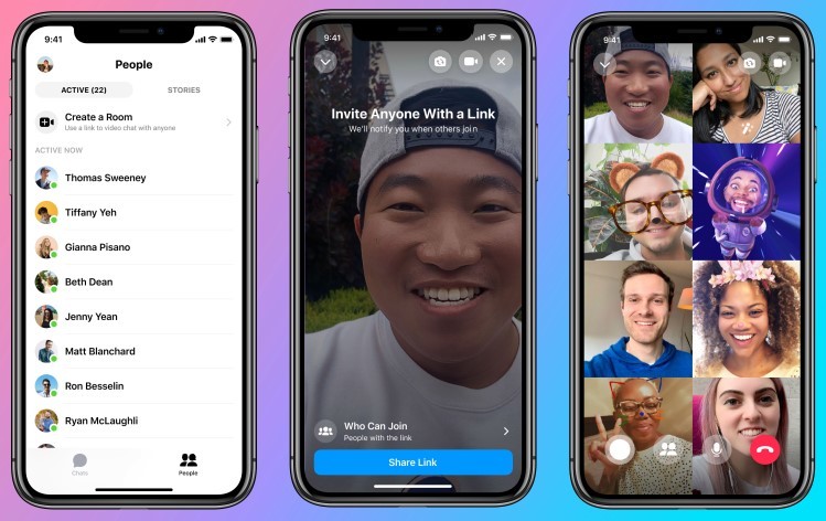 Với Messenger Rooms, bạn có thể tổ chức những cuộc họp trực tuyến với đông đảo người tham gia trong Messenger của Facebook. Ứng dụng được tích hợp sẵn và dễ sử dụng giúp cho việc làm việc, học tập trở nên dễ dàng hơn bao giờ hết.