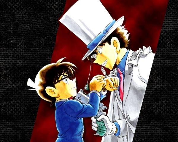  
Conan và Kid là cặp đôi có nhiều pha đối mặt hấp dẫn nhất nhì trong truyện lẫn anime. (Ảnh: Plaza Japan)