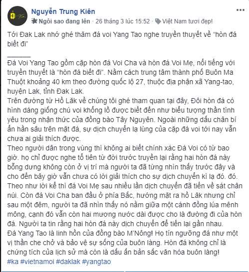  
Bài chia sẻ của thành viên group Việt Nam Ơi. (Ảnh chụp màn hình)