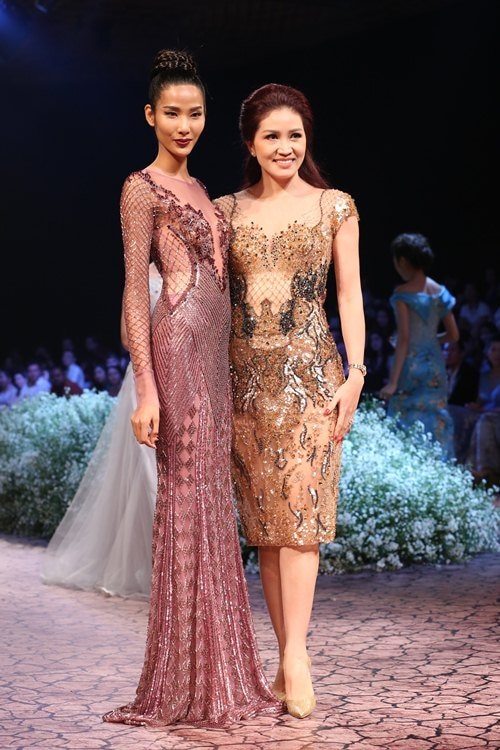  
Chiếc váy màu hồng của Hoàng Thùy được Hoa hậu Ngô Thu Trang chi 2.000 USD (hơn 47 triệu đồng) để mua. Ảnh: Pinterest