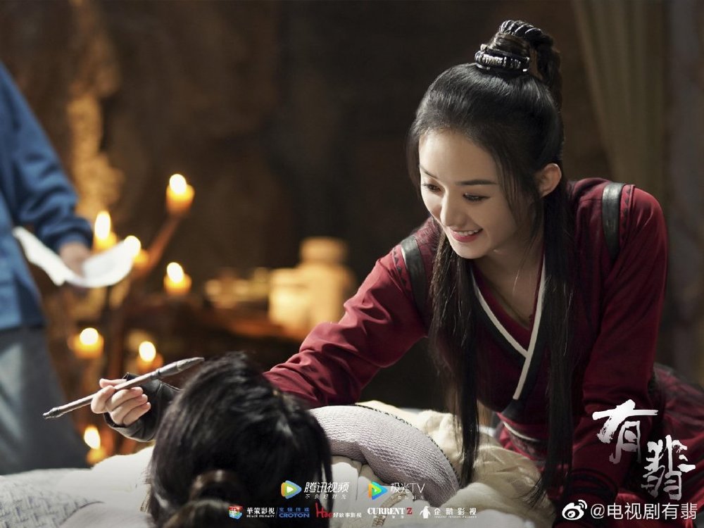  
Triệu Lệ Dĩnh đảm nhận vai nữ chính Chu Phỉ trong phim. (Ảnh: Weibo).