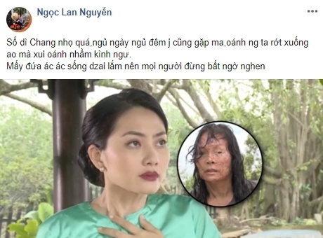  
Ngọc Lan đảm nhận vai phản diện "sống dai", bất chấp mọi thủ đoạn (Ảnh: Facebook nhân vật)