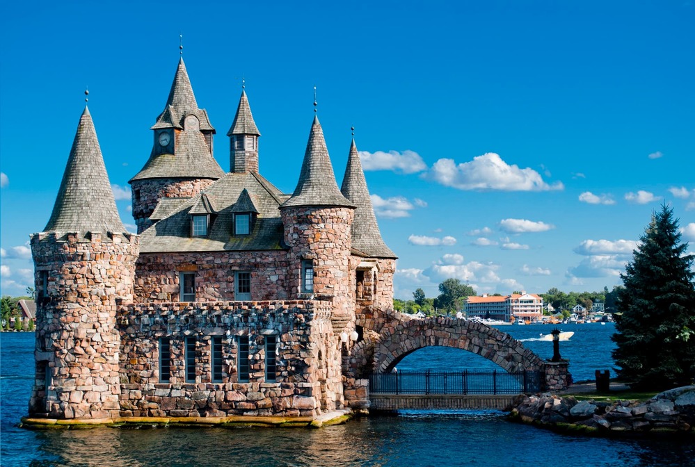  
Lâu đài Boldt nằm trên đảo Heart ở New York. (Ảnh: Twitter)