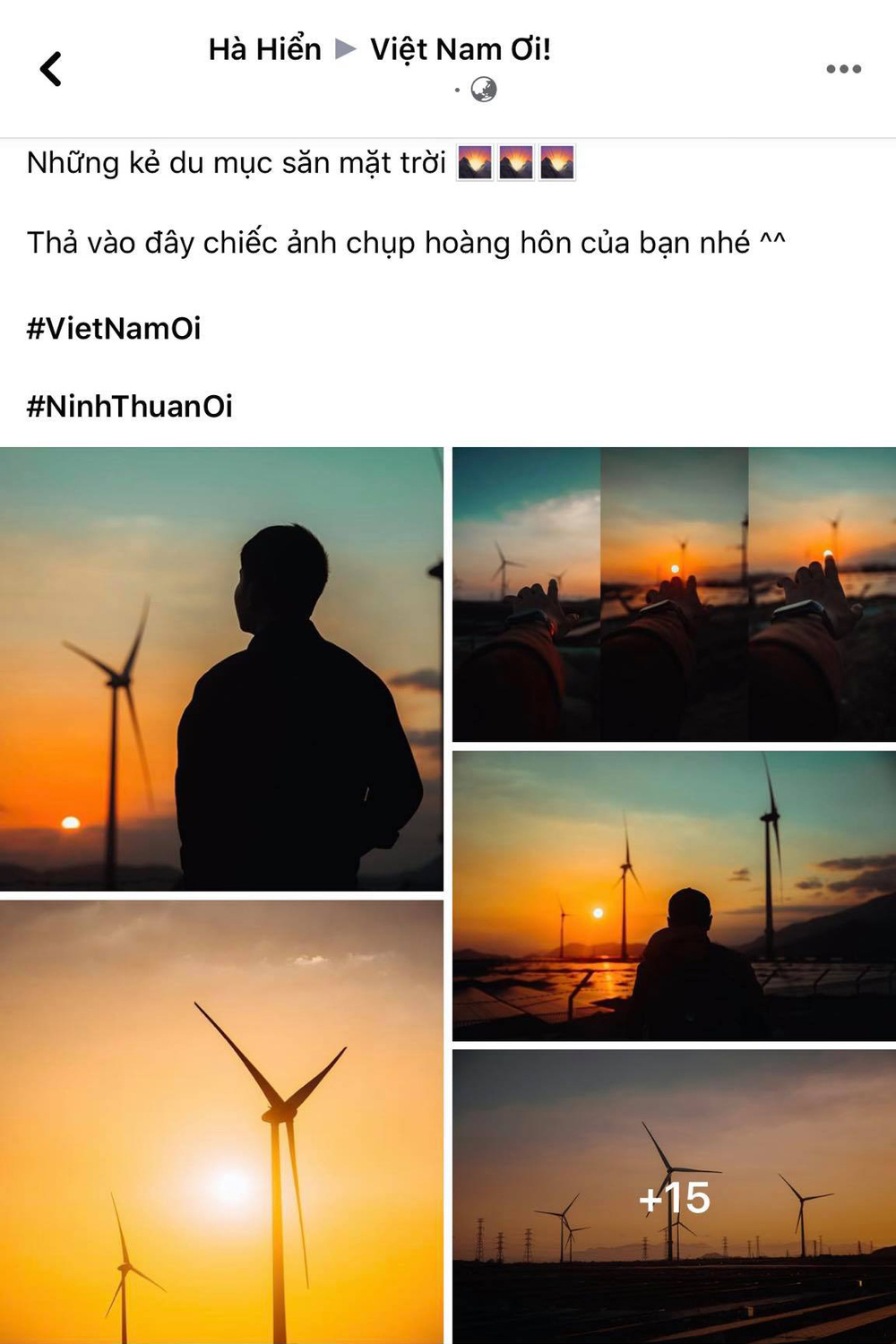  
Thành viên Việt Nam Ơi giới thiệu bộ ảnh về cánh đồng điện (quạt) gió Ninh Thuận.