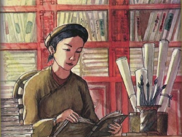  
4 tuổi, bà Nguyễn Thị Duệ đã biết làm thơ, viết văn. (Ảnh minh hoạ: Pinterest)