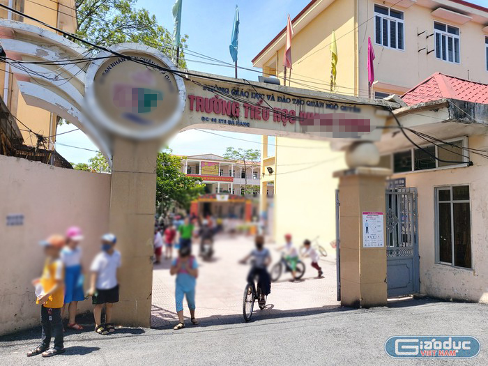 Ngôi trường xảy ra vụ việc học sinh bị phê bình vì đi học sớm (Ảnh: Giáo dục Việt Nam)