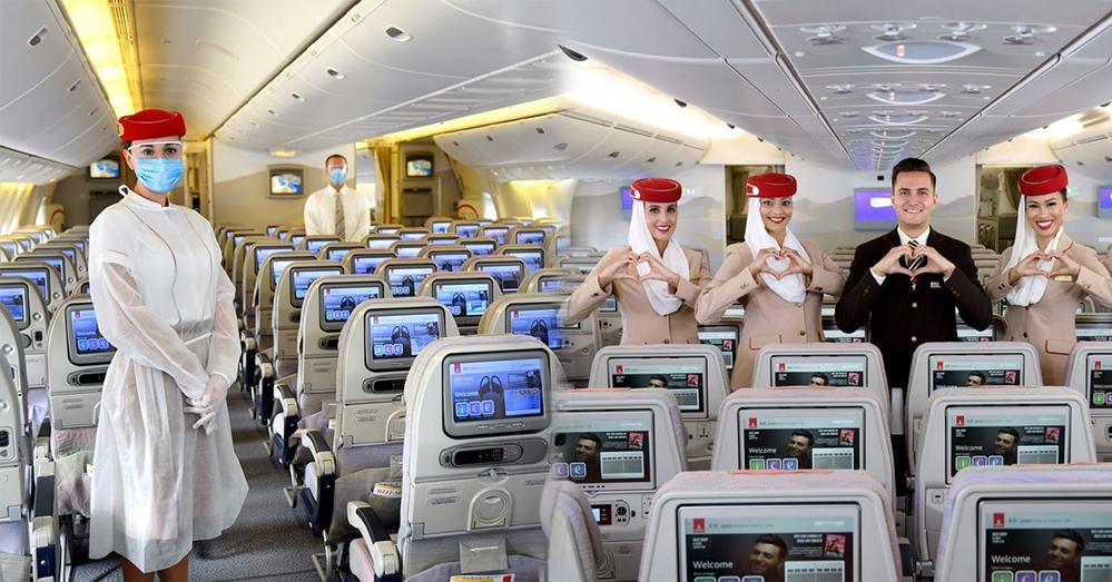  
Trang phục tiếp viên của hãng hàng không quốc gia UAE thay đổi rõ rệt. (Ảnh: Emirates).