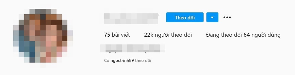  
Instagram của Thúy Kiều đã đạt 22 ngàn lượt theo dõi. (Ảnh: Chụp màn hình).