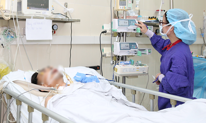  
Bệnh nhân được ghép phổi ngày 12/8/2019 tại Bệnh viện Hữu nghị Việt Đức (Ảnh: VnExpress)
