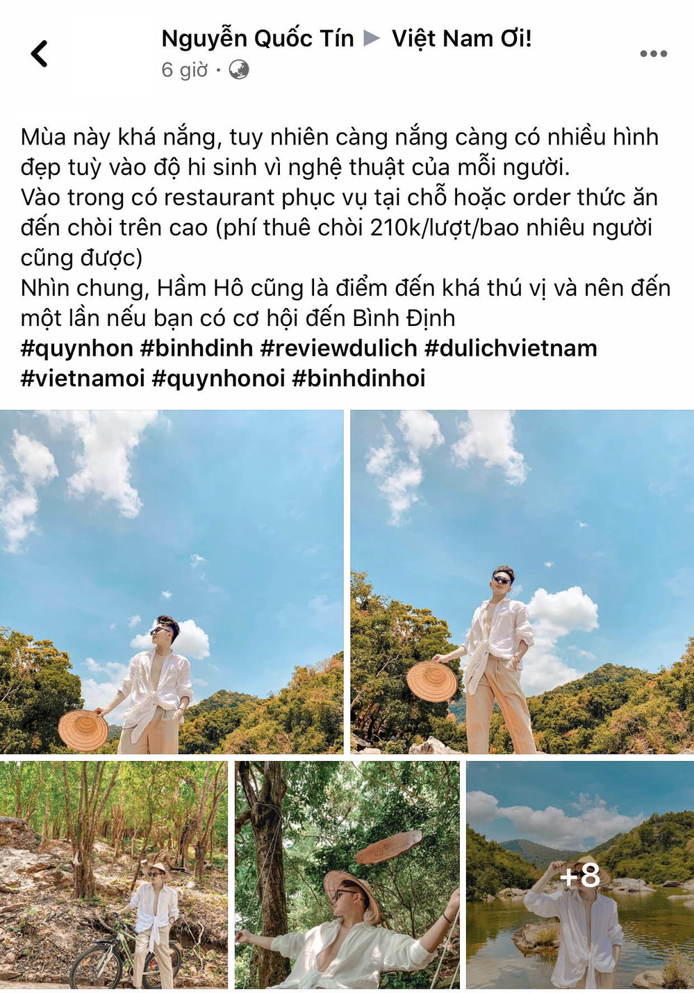  
Cậu bạn Nguyễn Quốc Tín chia sẻ điểm đến mới trong group Việt Nam Ơi.