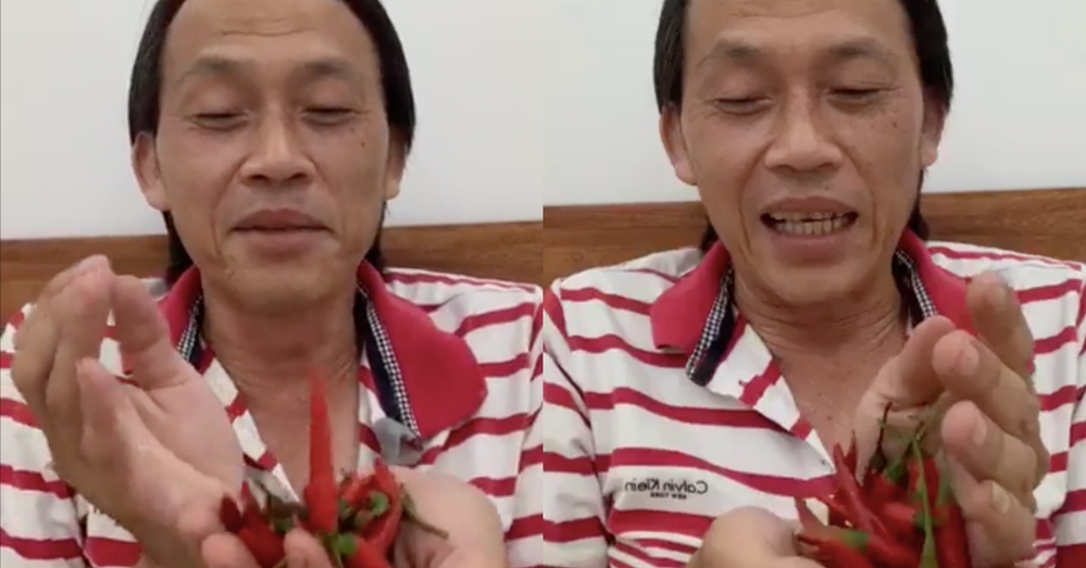  
Kết quả sau 3 tháng trồng ớt của Hoài Linh chỉ bán với giá 5.000 đồng (Ảnh: chụp màn hình).