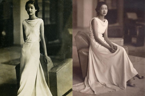  Nam Phương Hoàng hậu chỉ diện chiếc váy trắng cũng toát lên vẻ thanh lịch, tao nhã của người phụ nữ. Ảnh: Pinterest