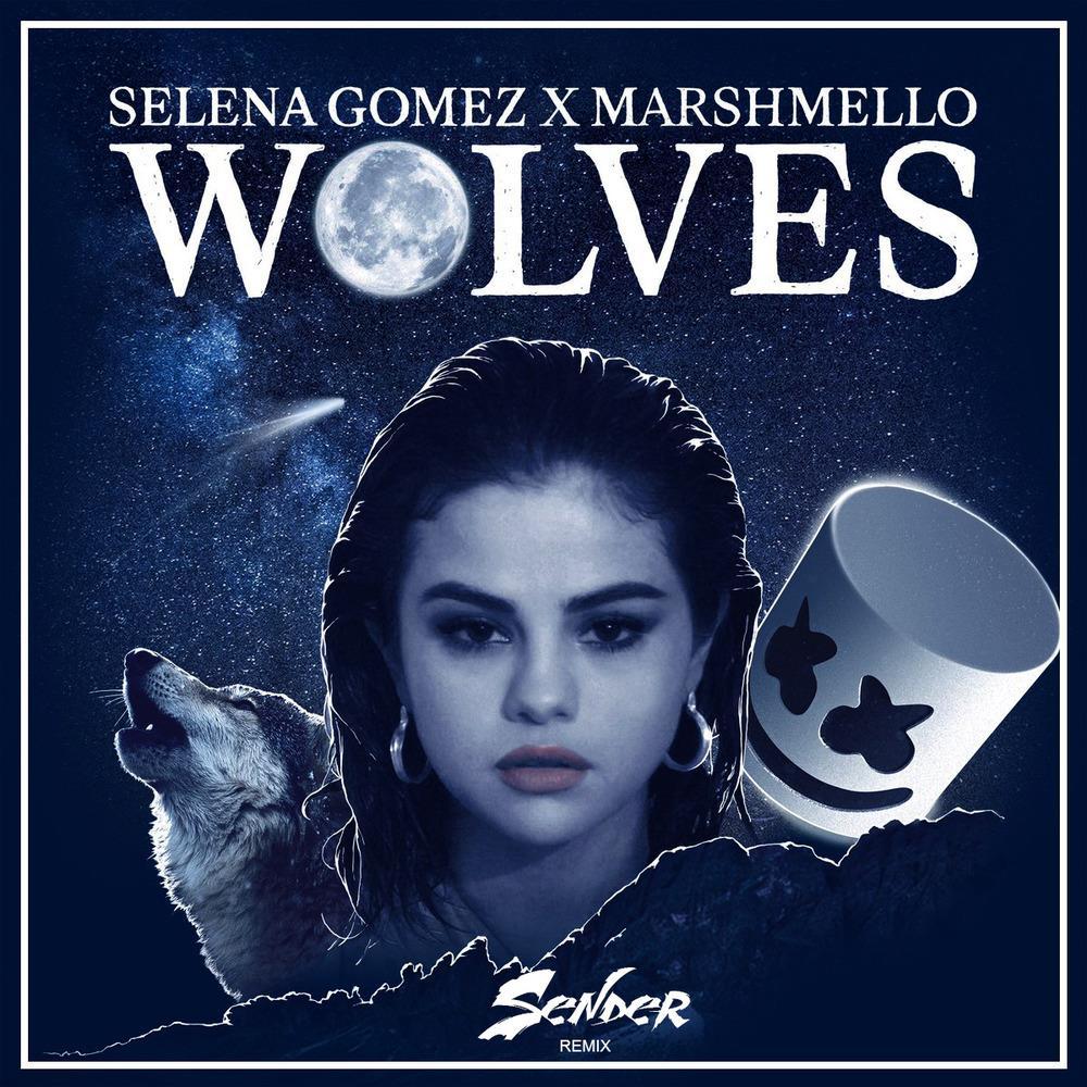 
Sự kết hợp của Marshmello và Selena Gomez trong Wolves. (Ảnh: The Artist Union)