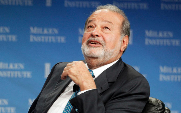  
Ở hiện tại, Carlos Slim chỉ đứng vị trí thứ 12 trong BXH những tỷ phú giàu nhất thế giới. (Ảnh: Daily Mail)