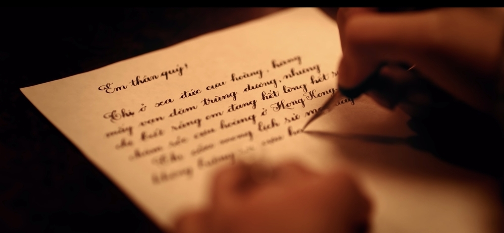  
Bức thư gửi người tình của Vua Bảo Đại do Nam Phương Hoàng hậu viết (Ảnh: chụp màn hình).